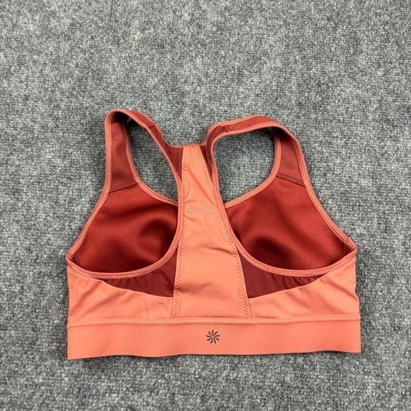 ATHLETA Women’s Brown Hustle Supersonic Sports Bra size: 34 B/C - Picture 2 of 6